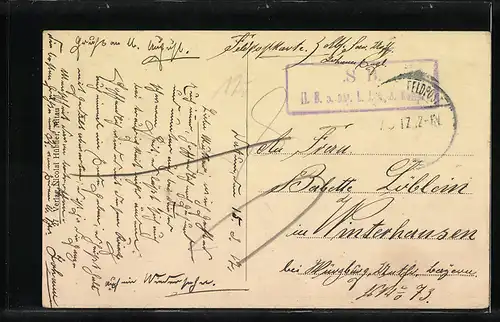 AK Mitau, Uferpartie an der Aa