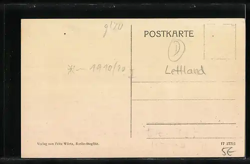 AK Riga, Polytechnikum mit Anlagen