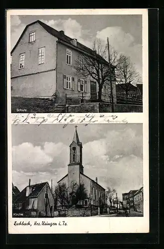 AK Eschbach /Krs. Usingen, Schule, Kirche