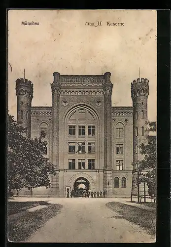 AK München-Neuhausen, Max II. Kaserne