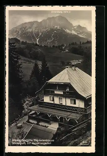 AK Hintergern, Alpengasthaus Theresienklause