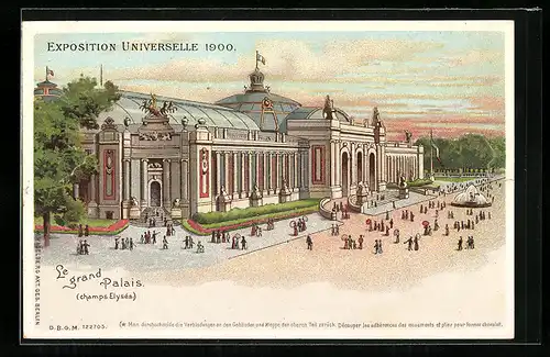 Kulissen-AK Paris, Exposition universelle de 1900, Le grand Palais