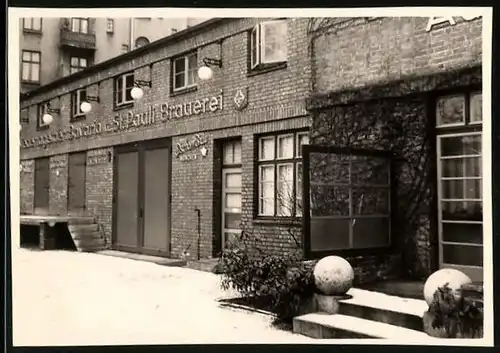 Fotografie unbekannter Fotograf, Ansicht Hamburg-Wilhelmsburg, Brauerei & Biergrosshandel Adolf Hagemann