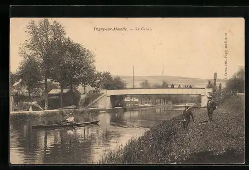 AK Pagny-sur-Moselle, Le Canal