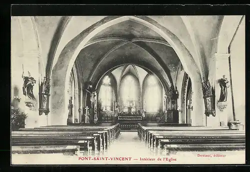 AK Pont-Saint-Vincent, Intérieur de l`Eglise