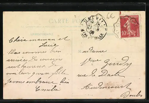 AK Lunéville, Le Petit Chateau