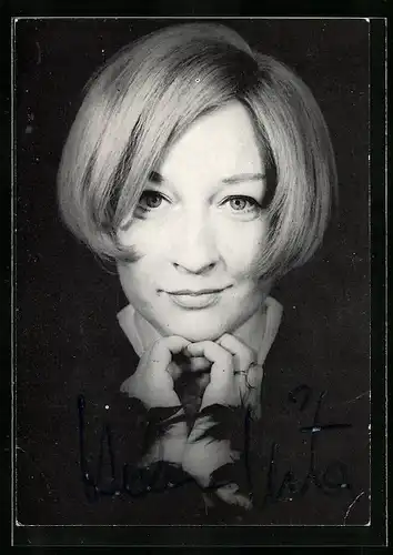 AK Schauspielerin Helen Vita in Solche Frauen sind gefährlich, mit original Autograph