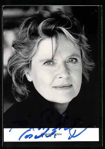 AK Schauspielerin Cordula Trantow, mit original Autograph