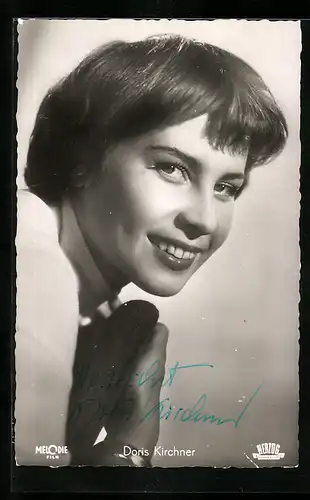 AK Schauspielerin Doris Kirchner in Schwedenmädel, Original Autograph