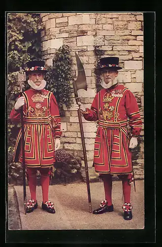 AK Britische Gardisten, Tower of London, Chief Warder and Yeoman Gaoler