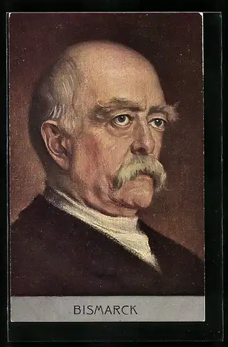 AK Bismarck, Portrait des Fürsten