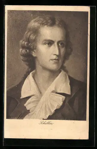 AK Portrait von Friedrich Schiller