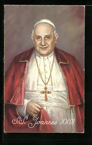 AK Porträt Papst Johannes XXIII.