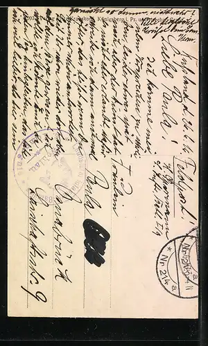 AK Mitau, Partie mit russischer Kirche