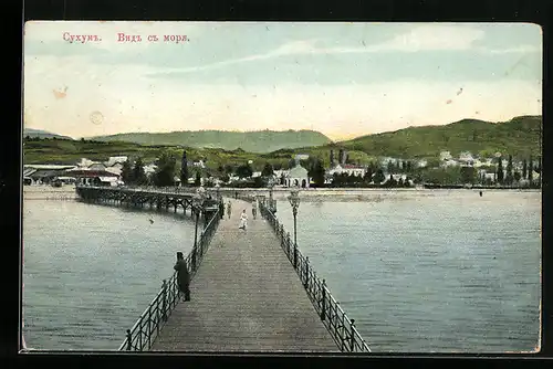 AK Soukhoum, Vue prise de la mer