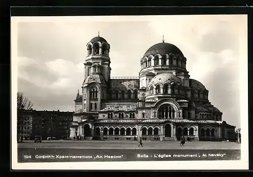 AK Sofia, L`église monument Al Nevsky