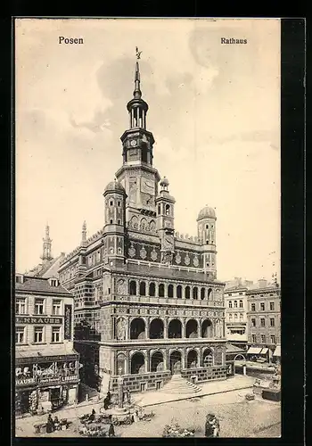AK Posen / Poznan, Rathaus