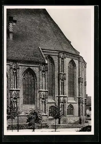 Foto-AK Deutscher Kunstverlag, Nr. 3: Königsberg i. d. Neumark, Chor der Marienkirche