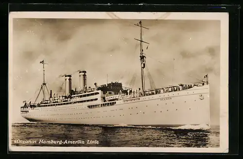 AK Passagierschiff Oceana, Hamburg-Amerika Linie