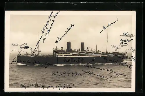 AK Passagierschiff Sierra Cordoba