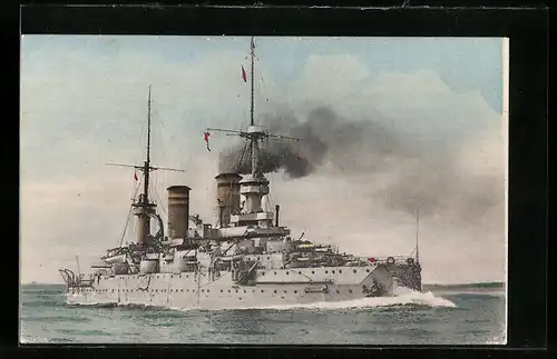 AK Kriegsschiff SMS Kaiser Karl der Grosse