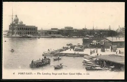 AK Port-Said, The Landing Stage and Suez Canal Office