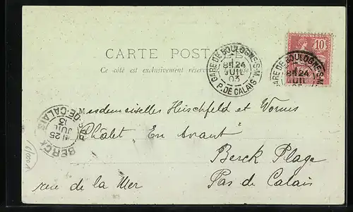 AK Boulogne-sur-Mer, Entrée dans le Port d`un Steamer