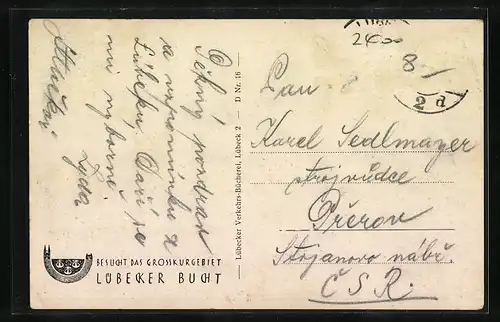 AK Lübeck, Hafenansicht