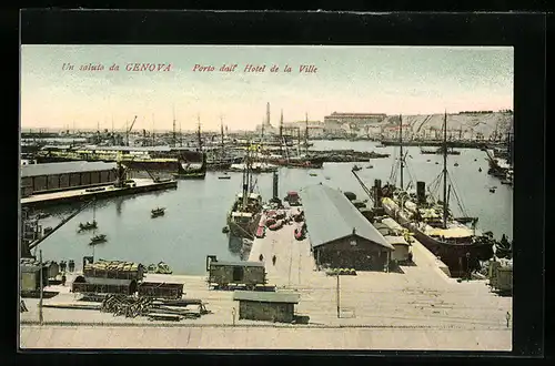 AK Genova, Porto dall`Hotel de la Ville