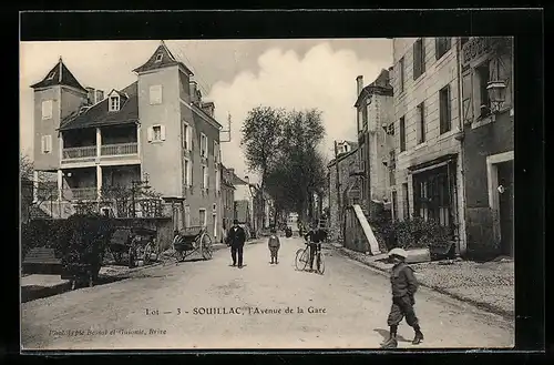 AK Souillac, l`Avenue de la Gare