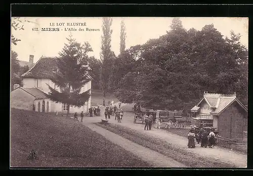 AK Miers, L`Allée des Buveurs