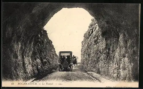 AK Rocamadour, Le Tunnel