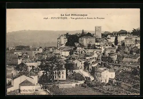 AK Puy-l`Évêque, Vue générale et Route de Prayssac