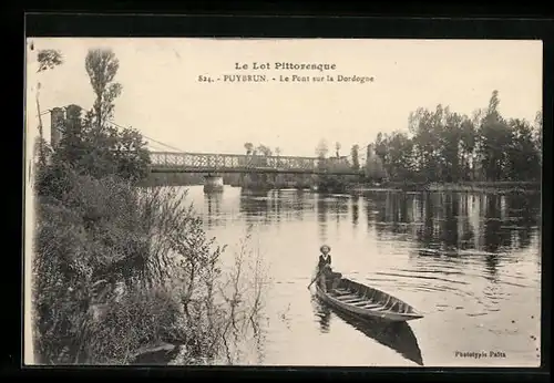 AK Puybrun, Le Pont sur la Dordogne