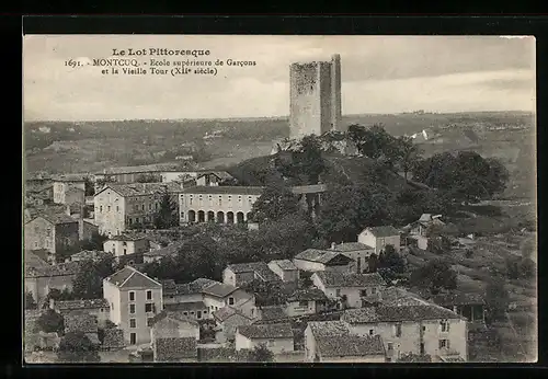 AK Montcuq, Ecole supérieure de Garcons et la VieilleTour