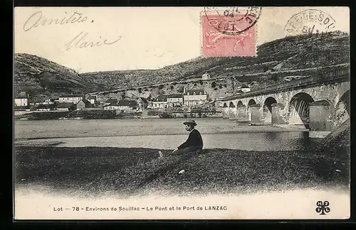 AK Lanzac, Le Pont et le Port