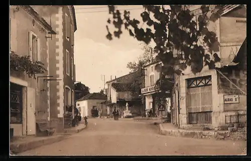AK Sauzet, Rue Centrale, Strassenpartie