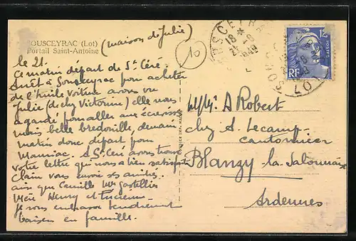 AK Sousceyrac, Portail Saint-Antoine