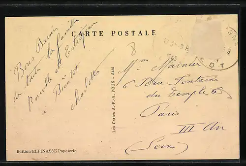 AK Limogne, Route de Lugagnac