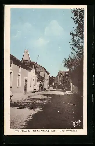 AK Frayssinet-le-Gelat, Rue Principale, Strassenpartie