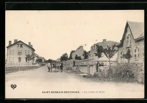 AK St-Germain-des-Fossés, La route de Billy