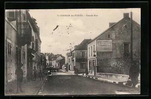 AK St-Germain-de-Fosses, Grande-Rue