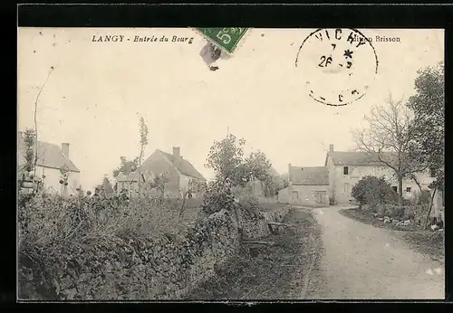 AK Langy, Entrée du Bourg