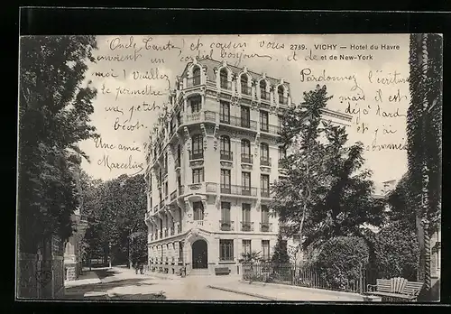 AK Vichy, Hotel du Havre et de New-York