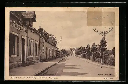 AK Thiel-sur-Acolin, Route de Chevagne