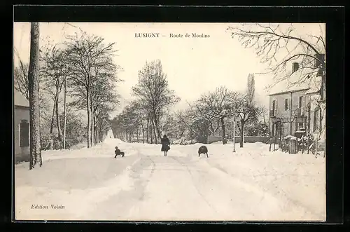 AK Lusigny, Route de Moulins