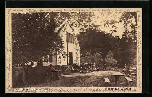 AK Lychen-Himmelpforth, Gasthaus Forsthaus Woblitz