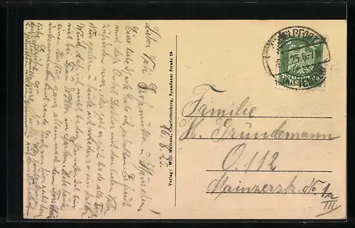 AK Lychen-Himmelpforth, Gasthaus Forsthaus Woblitz