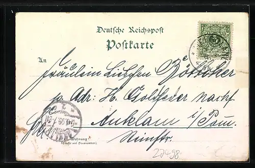 Lithographie Helgoland, Treppe, Steilufer, Helgoländer Paar, Gesamtansicht, Gesamtansicht