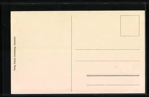 AK Neuruppin, Partie in der Friedrich Wilhelmstrasse